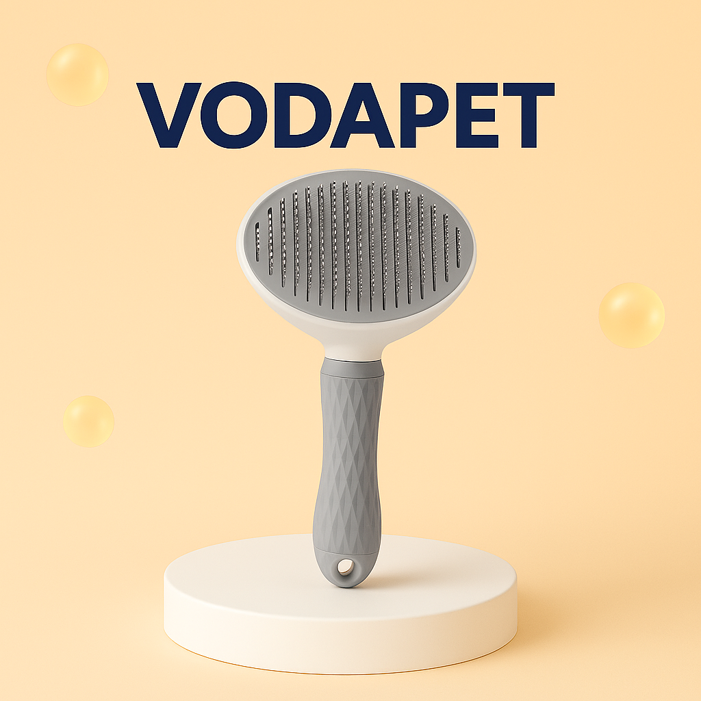 Vodapet Self-Cleaning Pet Grooming Brush
