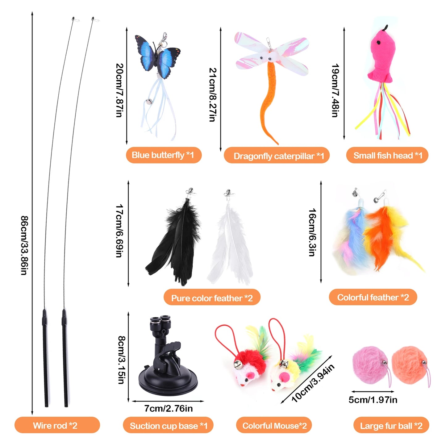 Vodapet 360° Rotatable Hummingbird Cat Teaser Toy