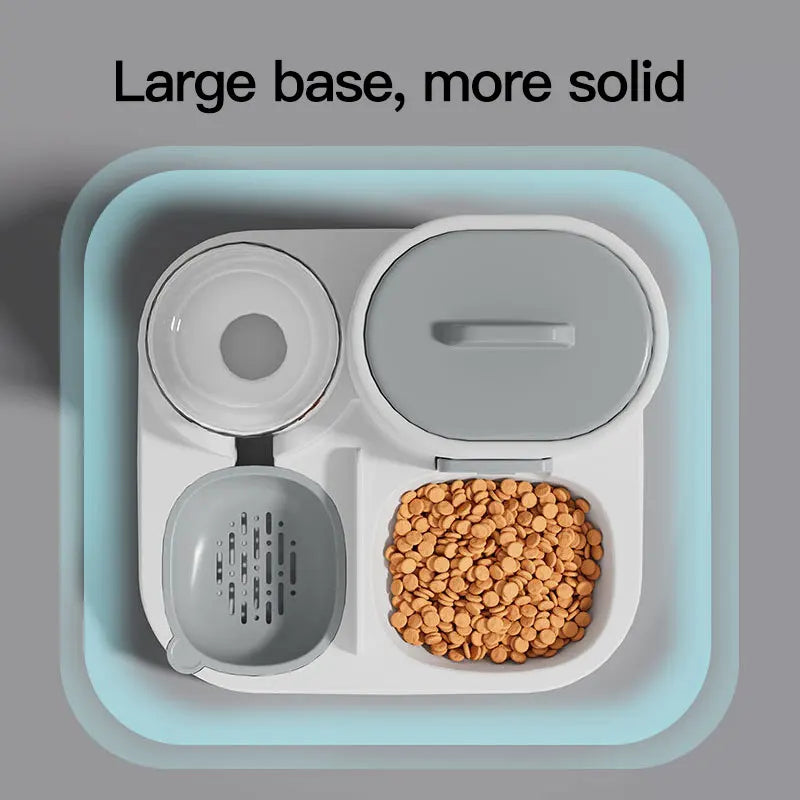 Vodapet 1-Pack Automatic Cat Water & Food Dispenser – Spill-Proof, Large Capacity