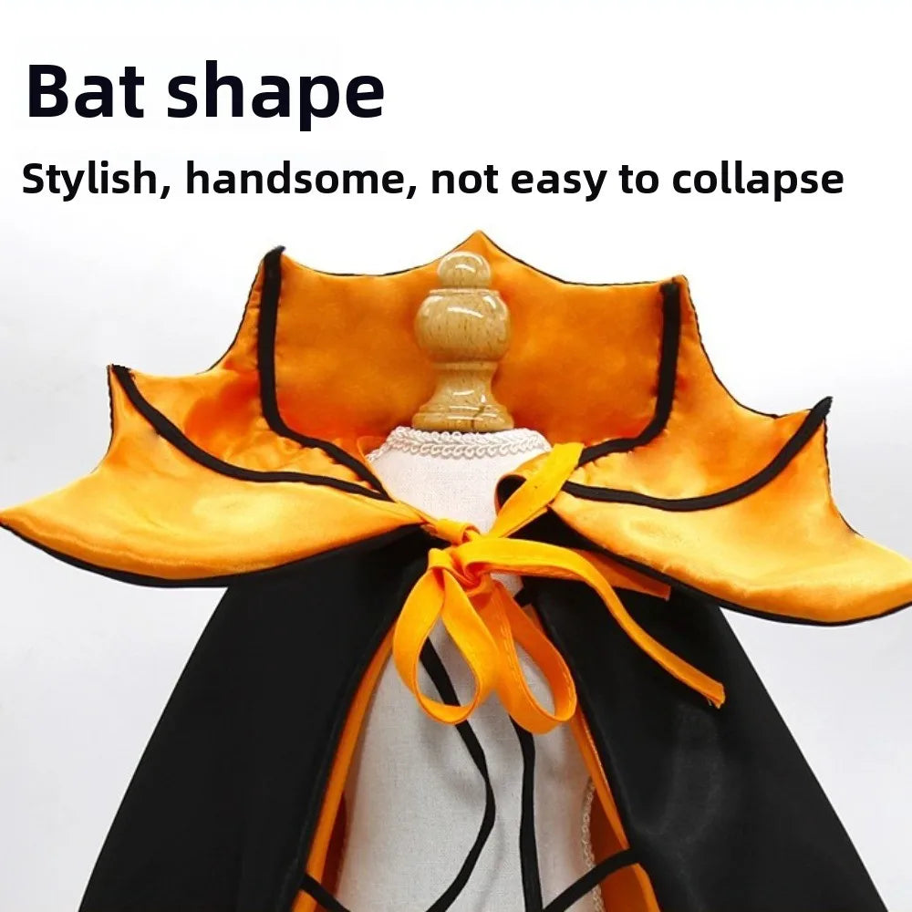 Vodapet Halloween Bat Costume – Cat & Small Pet Cosplay Cloak with Bow
