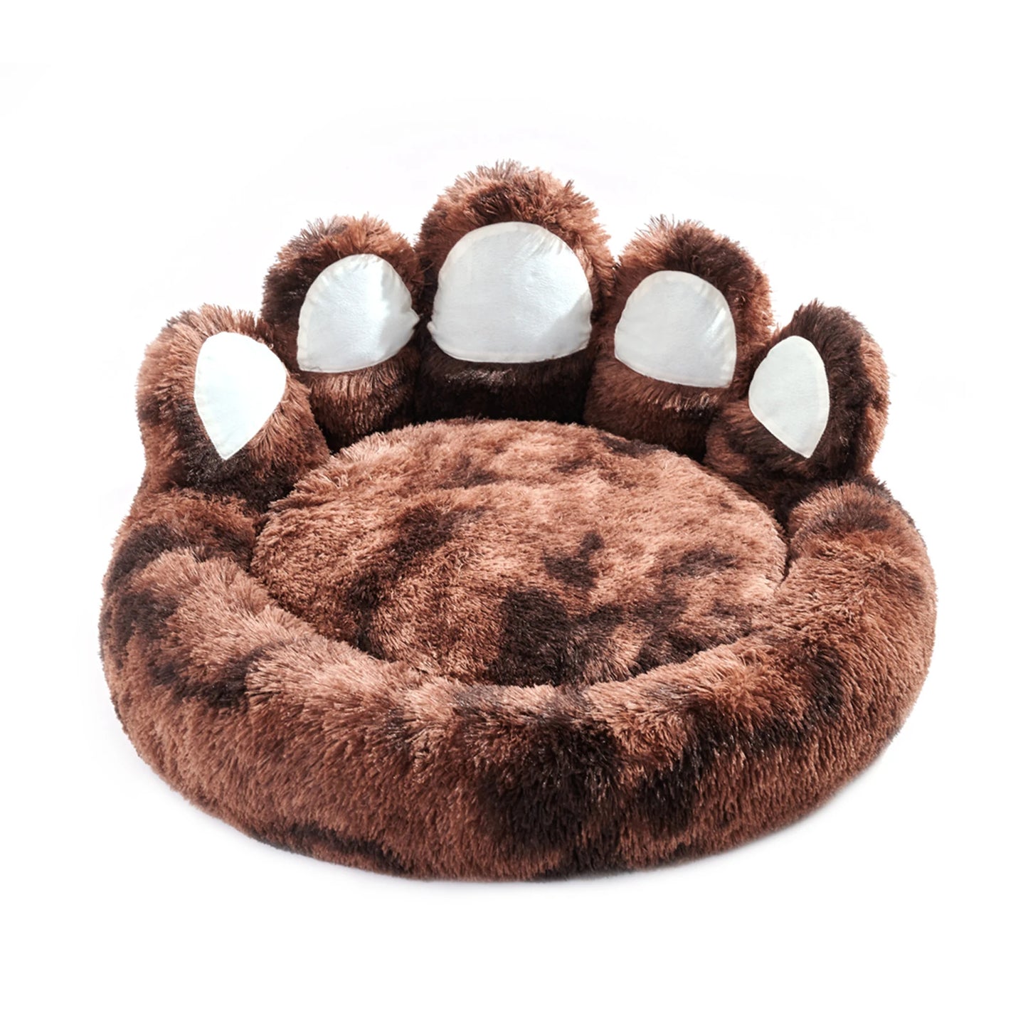 Vodapet Cozy Paw-Shaped Fluffy Pet Bed