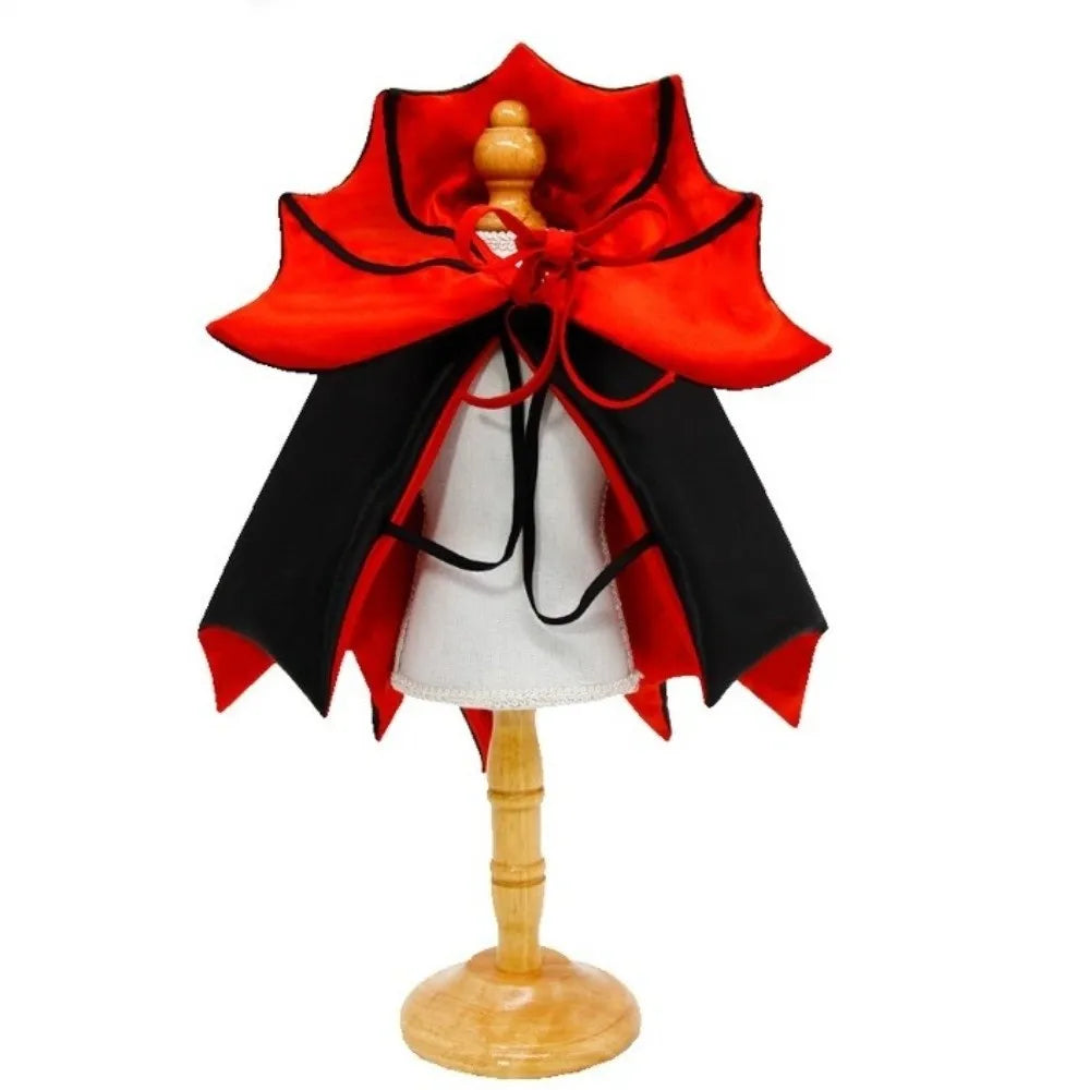 Vodapet Halloween Bat Costume – Cat & Small Pet Cosplay Cloak with Bow