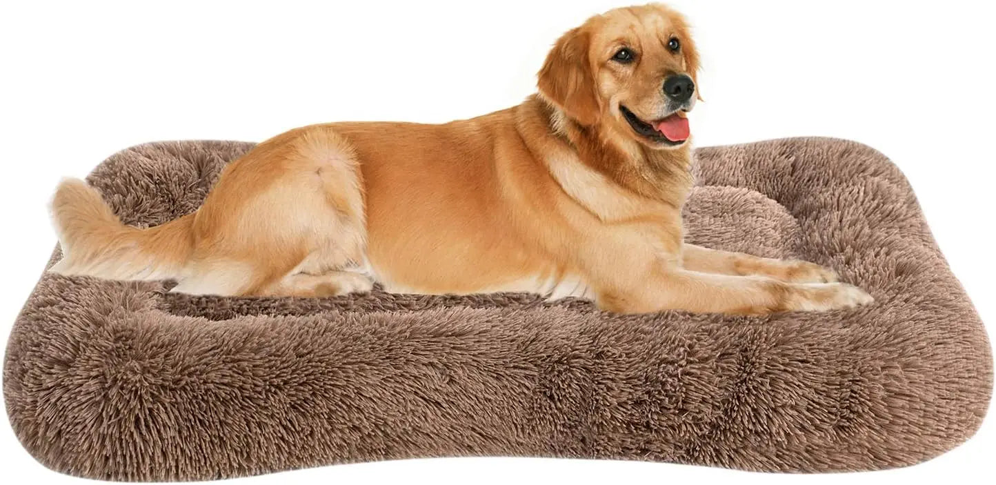 Vodapet Fluffy Washable Deluxe Plush Dog Bed