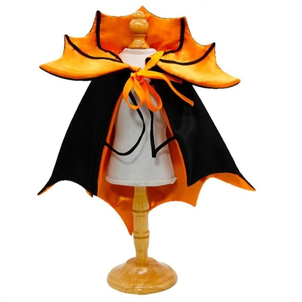 Vodapet Halloween Bat Costume – Cat & Small Pet Cosplay Cloak with Bow