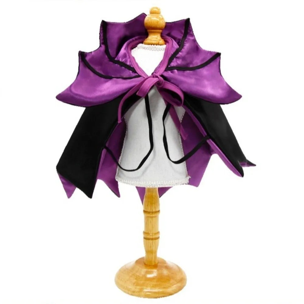 Vodapet Halloween Bat Costume – Cat & Small Pet Cosplay Cloak with Bow