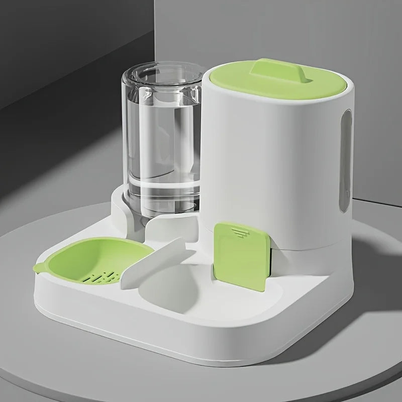 Vodapet 1-Pack Automatic Cat Water & Food Dispenser – Spill-Proof, Large Capacity