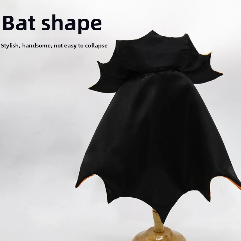 Vodapet Halloween Bat Costume – Cat & Small Pet Cosplay Cloak with Bow