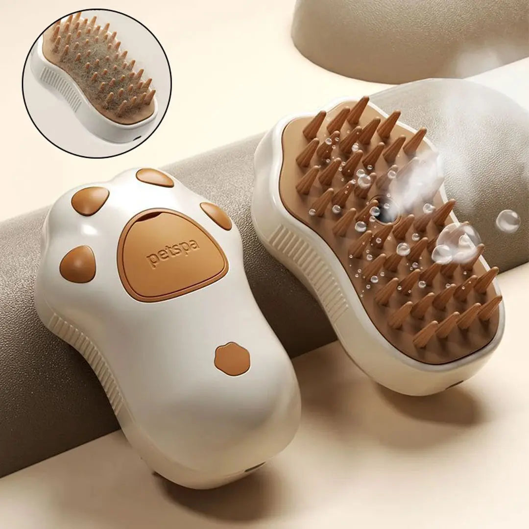 Vodapet 3-in-1 Electric Pet Grooming Steam Spray Brush