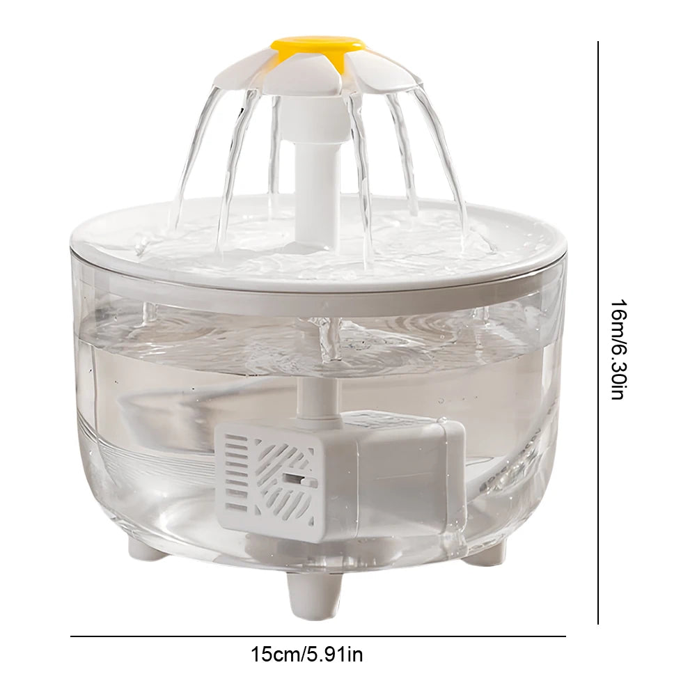 Vodapet Electric Pet Water Fountain with Auto Filter
