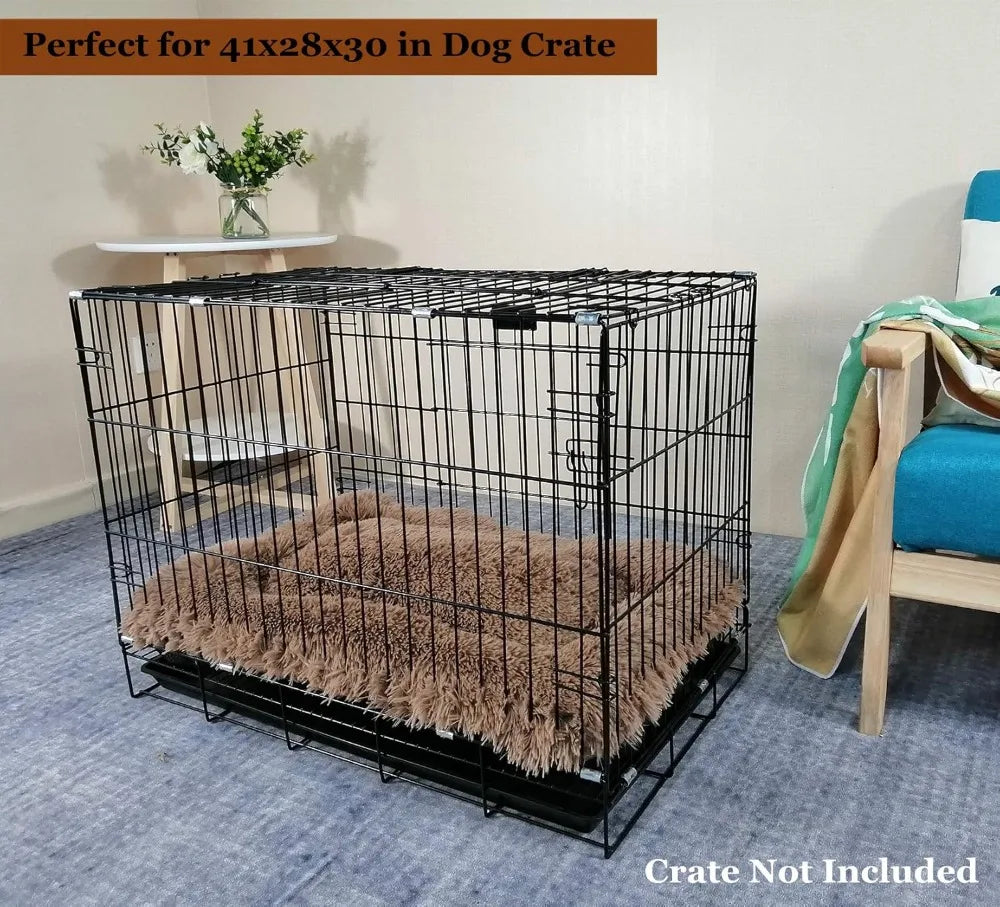 Vodapet Fluffy Washable Deluxe Plush Dog Bed