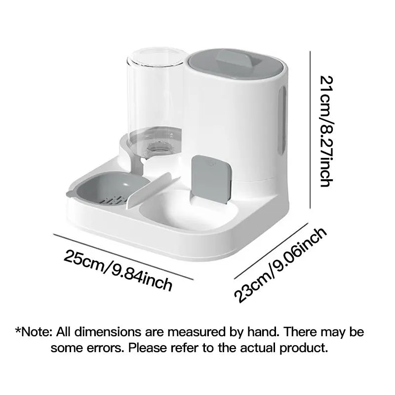 Vodapet 1-Pack Automatic Cat Water & Food Dispenser – Spill-Proof, Large Capacity