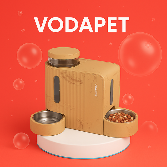 Vodapet Gravity Automatic Pet Feeder and Water Dispenser Set