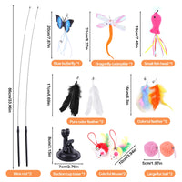 Vodapet 360° Rotatable Hummingbird Cat Teaser Toy