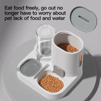 Vodapet 1-Pack Automatic Cat Water & Food Dispenser – Spill-Proof, Large Capacity