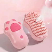 Vodapet 3-in-1 Electric Pet Grooming Steam Spray Brush