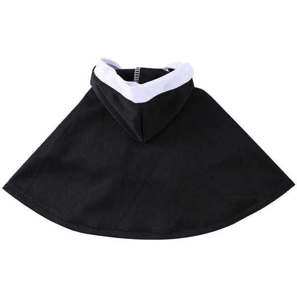 Vodapet Halloween Nun Costume for Cats & Small Dogs – Funny Cross Print Pet Outfit