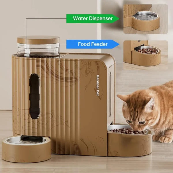 Vodapet Gravity Automatic Pet Feeder and Water Dispenser Set