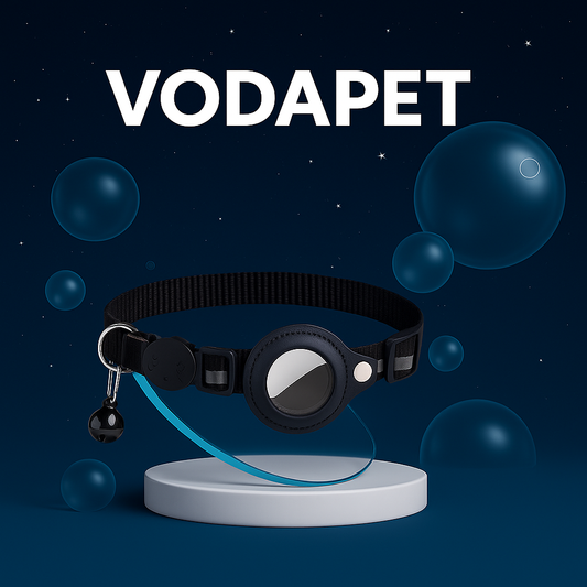 Vodapet Apple AirTag Pet Collar – GPS Tracking for Dogs & Cats