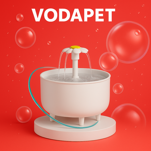 Vodapet Electric Pet Water Fountain with Auto Filter